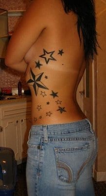 Tatuagens Femininas de Estrela Tatuagens Femininas de Estrela