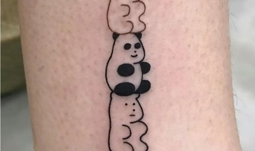 tatuagem fofinha ursos